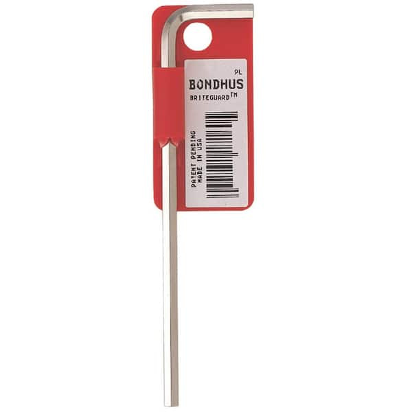 Bondhus 4 mm Ball End Extra Long Arm L-Wrenches with BriteGuard Tagged and Barcoded