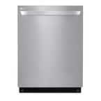 24 in. PrintProof Stainless Steel Top Control Built-In Tall Tub Dishwasher, QuadWash, 3rd Rack, EasyRack Plus, 46 dBA