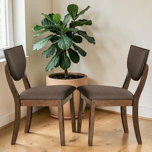 William's Home Furnishing Jasmine Walnut and Dark Chocolate Fabric