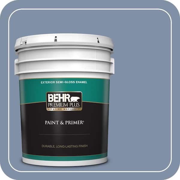 BEHR PREMIUM PLUS 5 gal. #MQ5-16 Montage Semi-Gloss Enamel Exterior Paint & Primer