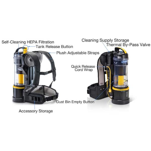 2.0 Pro Commercial Bagless Backpack Vacuum Cleaner South Africa Ubuy