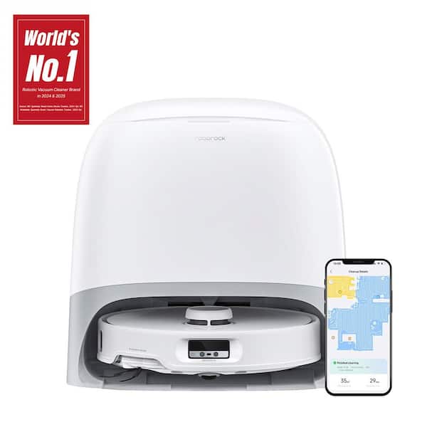 Roborock Q Revo Curv 17.7 in Robotic Vacuum and Mop with Smart