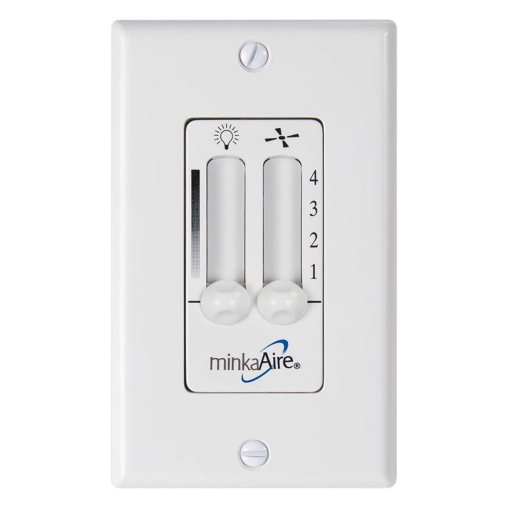 MINKAAIRE AireControl 4Speed Dimmer Fan Control with Wallplate