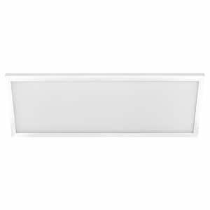 1 ft x 2 ft 23-Watt 2000 Lumen Dimmable White Integrated LED EdgeLit Flat Panel Flush Mount Light Color Changing(2-Pack)