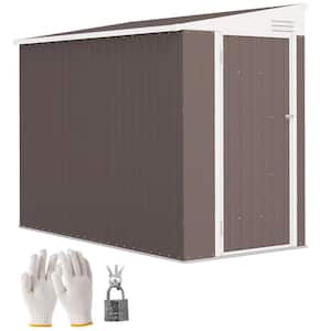 Outsunny 8 ft. x 4 ft. Garden Storage Shed, Outdoor Metal