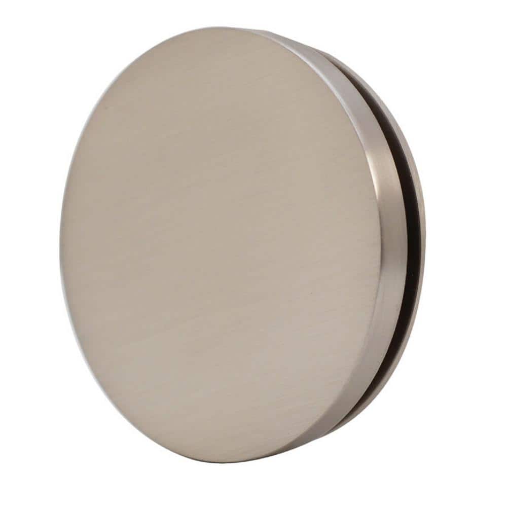 Westbrass d980r-07 Floating No-Hole Overflow Faceplate - Satin Nickel