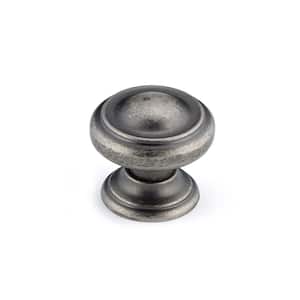 Sutton Collection 1-3/16 in. (30 mm) Pewter Traditional Cabinet Knob