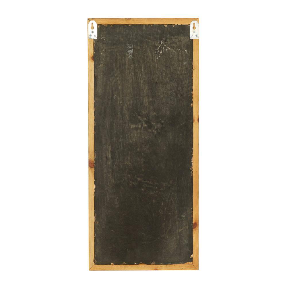 Rustic Brown Teak Wood Handmade Carved Faces Wall Decor