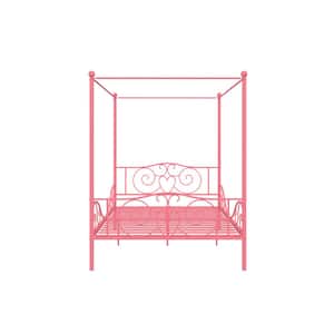 Capri Pink Full Size Metal Bed
