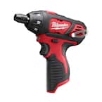M12 12V Lithium-Ion Cordless 1/4 in. Hex Screwdriver (Tool-Only)