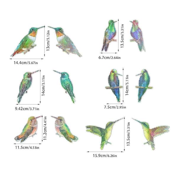 Shatex Screen Door Magnets Decorative Double Sided Magnetic Sticker Hummingbird Magnets Parts and, Accessories