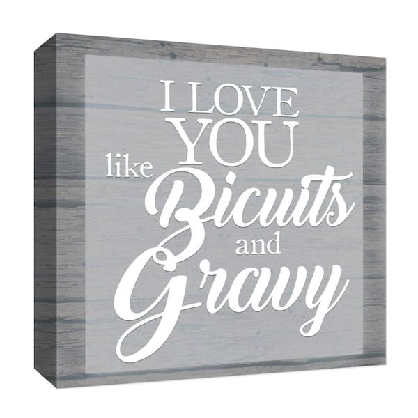 PTM Images ''I Love You'' Canvas Abstract Wall Art 15 in. x 15 in.