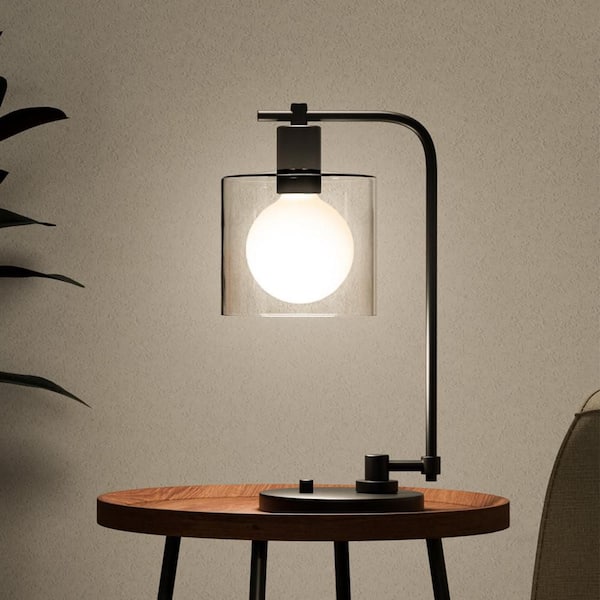 100-Watt Equivalent G40 Dimmable Straight Filament White Glass E26 Vintage Edison LED Light Bulb Soft White