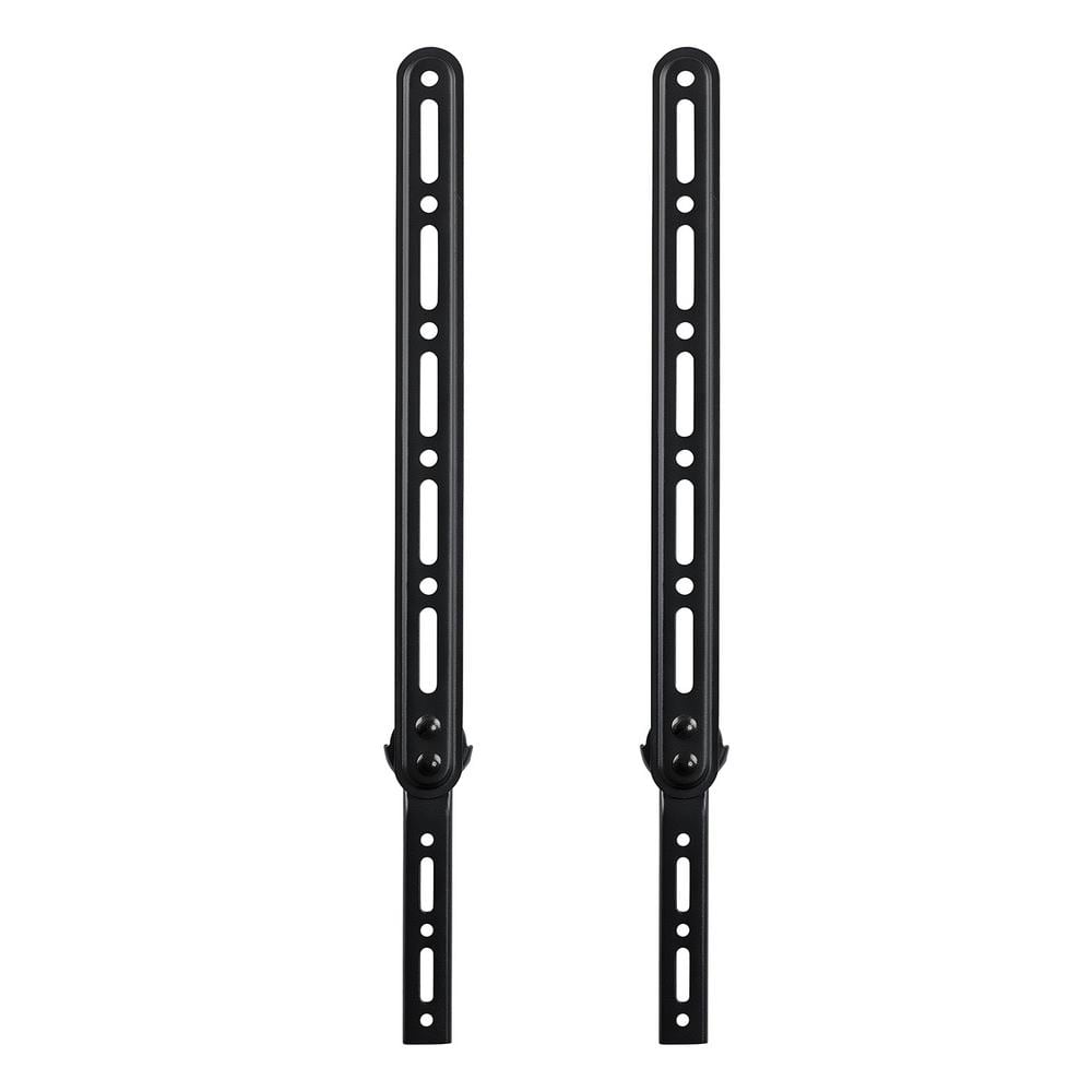 Black Steel Adjustable Universal TV Sound Bar Mount Bracket