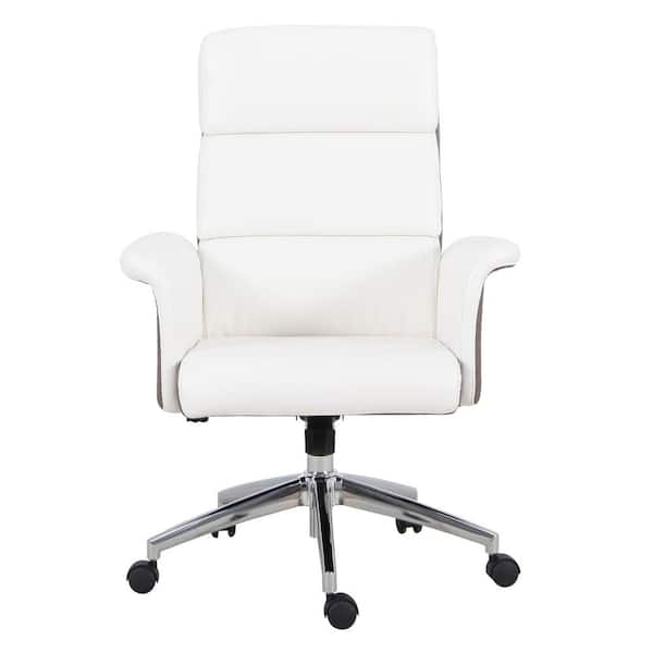 JAYDEN CREATION Casio Ivory Office Chair for Living Room and Office Room