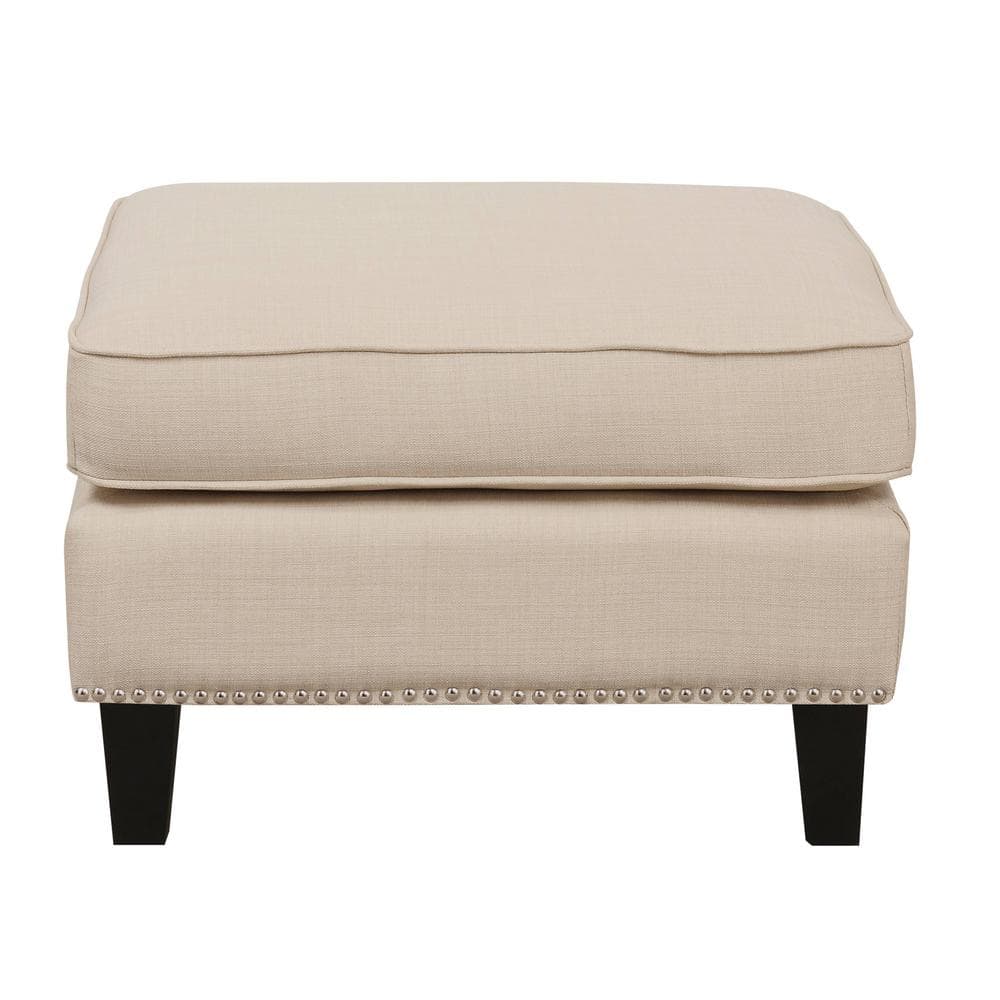 Emery Natural Ottoman
