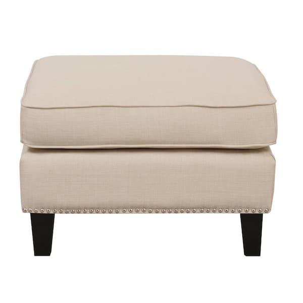 Emery Natural Ottoman