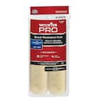 6-1/2 in. x 1/2 in. Pro Surpass Shed-Resistant Knit High-Density Fabric Cage Frame Mini Roller (2-Pack)
