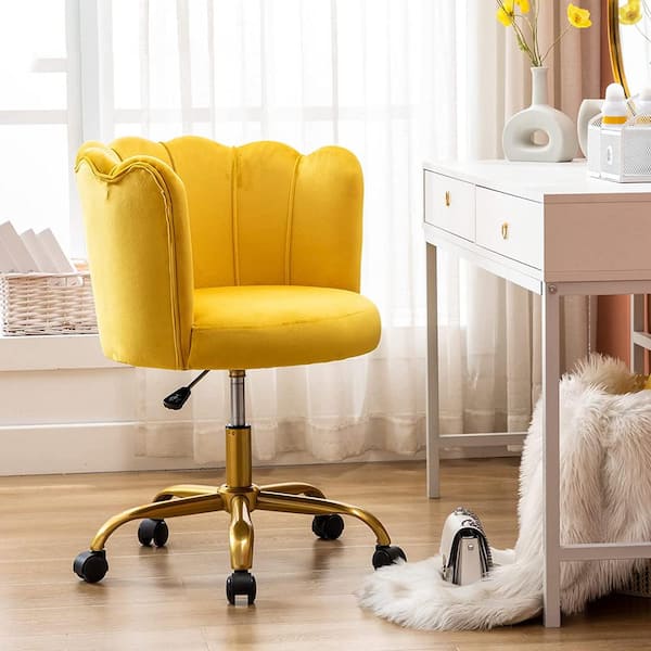 Mustard desk online chair