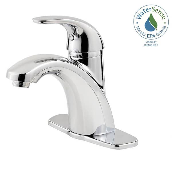 Pfister Parisa 4 in. Centerset Single-Handle Bathroom Faucet in Polished Chrome