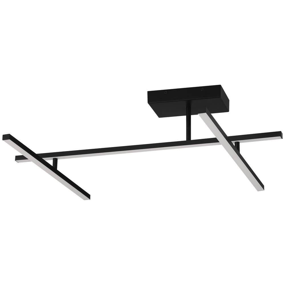 Matte Black Aluminum 45" LED Indoor/Outdoor Light Fixture