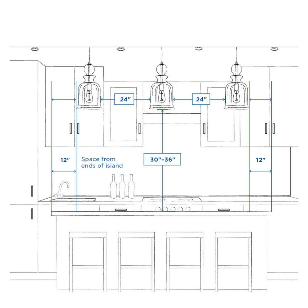 Riley Black and Brushed Nickel 9-Light Chandelier with Clear Glass Shades