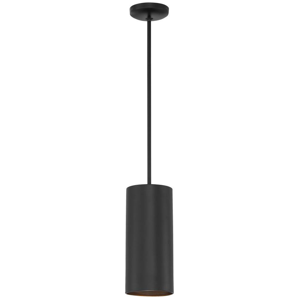Access Lighting Pilson XL 1Light Matte Black Standard Pendant Light