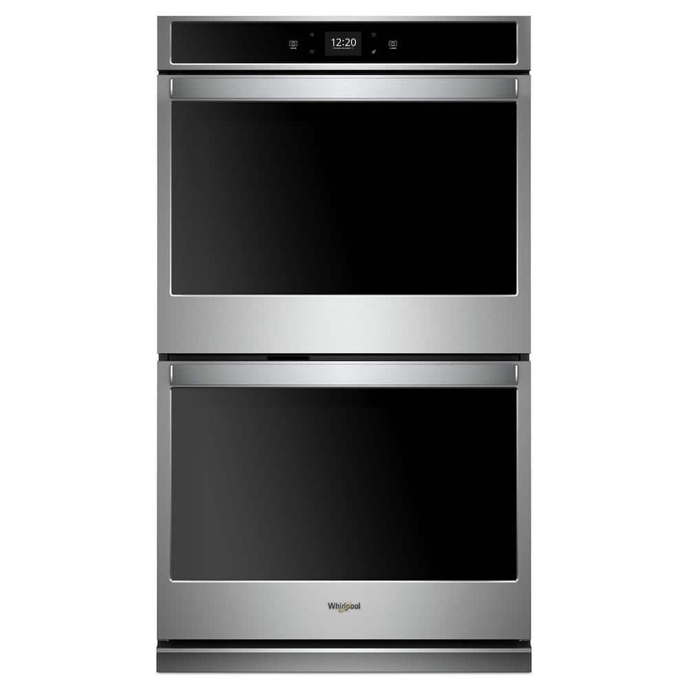 Whirlpool 30 in. Smart Double Electric Wall Oven with Touchscreen in Stainless Steel, Silver