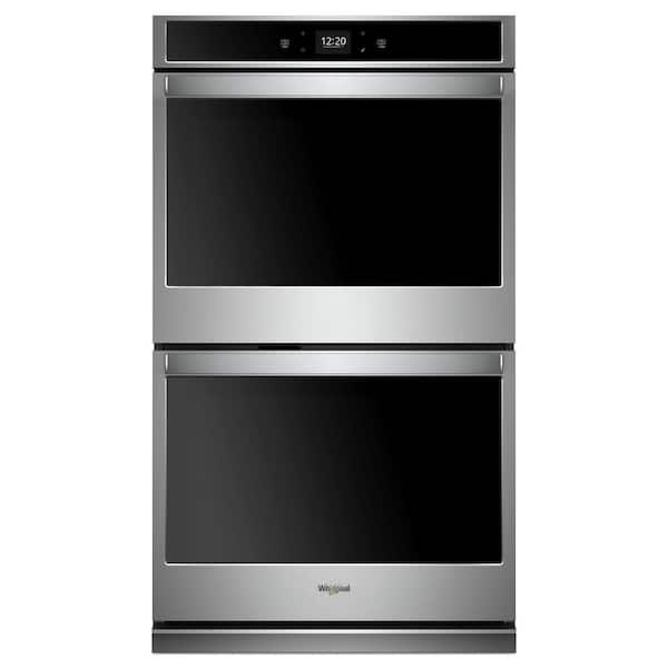 Whirlpool 30 in. Smart Double Electric Wall Oven with Touchscreen in Stainless Steel