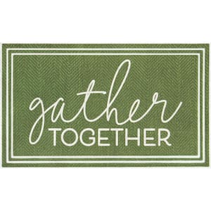 Gather Together 18 in. x 30 in. Doormat