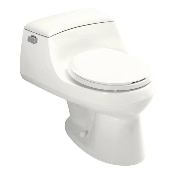 KOHLER San Raphael 1-Piece 1.6 GPF Round Front Toilet in White-DISCONTINUED
