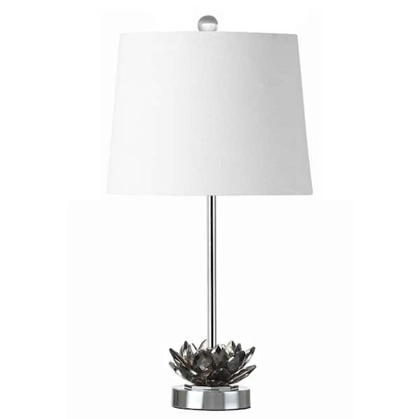 Lunia Gray Glass Table Lamp – English Elm