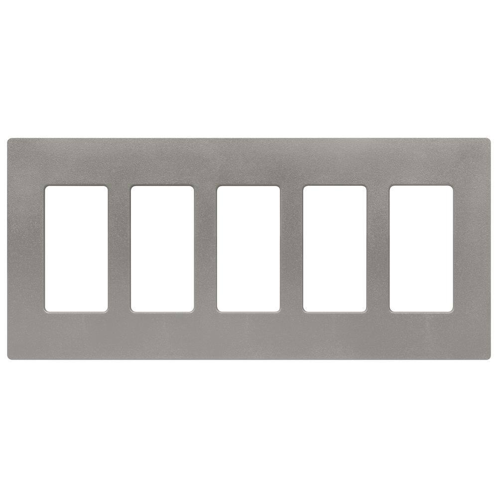Claro 5 Gang Wall Plate for Decorator/Rocker Switches, Satin, Cobblestone (SC-5-CS) (1-Pack) price history on PriceWatchPro