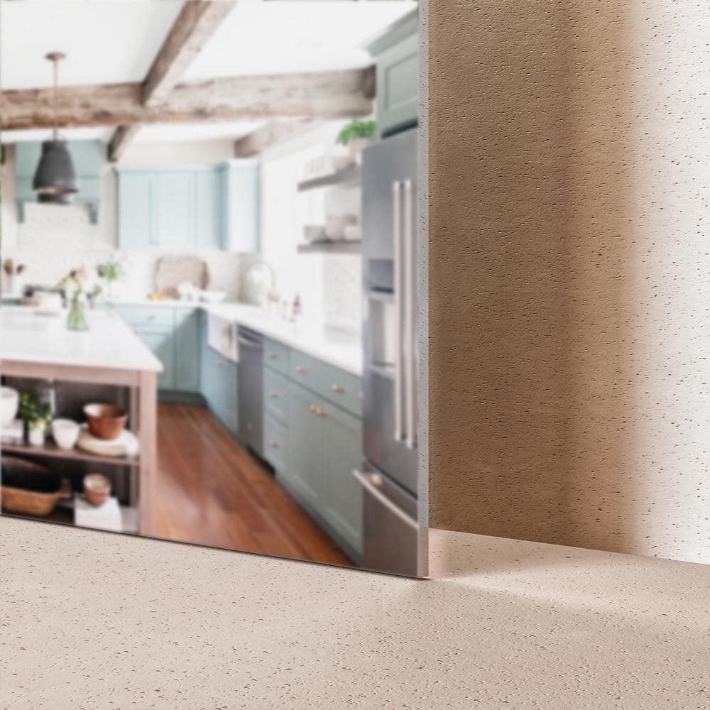 Sleek Frameless 60" x 30" Rectangular Bathroom Mirror