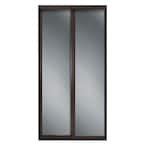 TRUporte 72 in. x 80 in. 325 Series Steel White Frameless Mirror ...