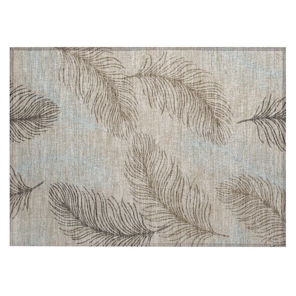 Chantille Machine Washable Indoor/Outdoor Abstract ACN3028 Pearl 2 ft. x 3 ft. Accent Rug