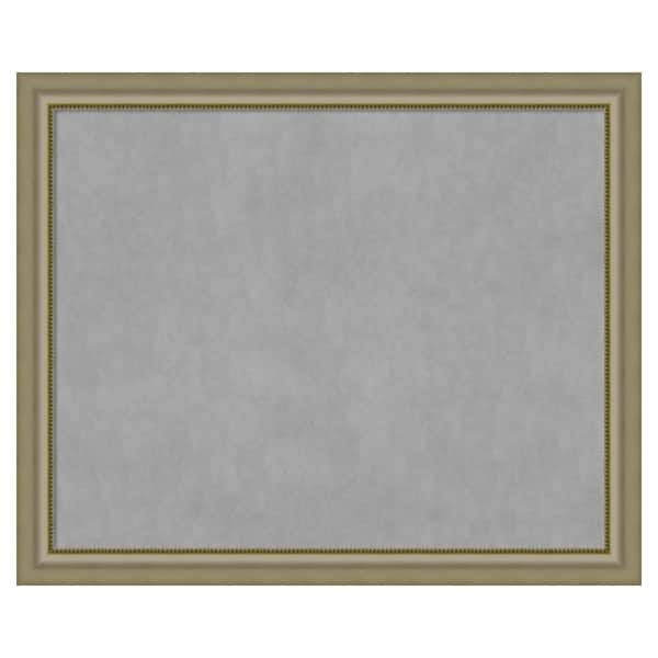 Amanti Art Vegas Silver 45 in. x 37 in. Framed Magnetic Board