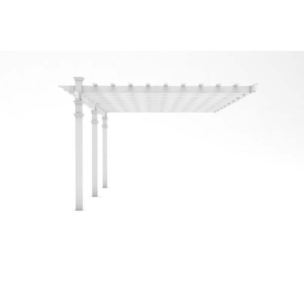 Outdoor Essentials Lakewood 8-ft H x 5-in W White Vinyl End Fence Post (Unassembled)