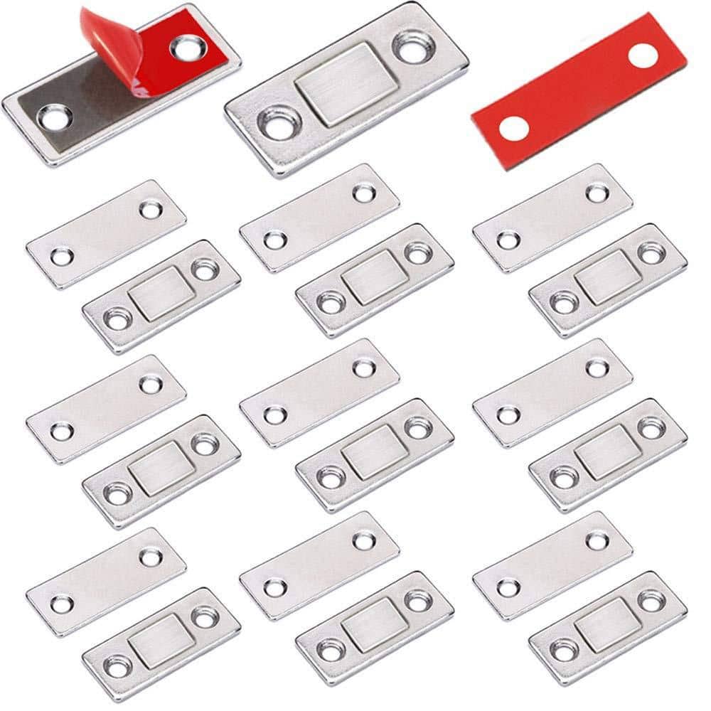 10 Pack Silver Ultra Thin Cabinet Door Magnets Cabinet Latch Magnetic Closures for Cabinets Kitchen Closet Door Closing price history on PriceWatchPro