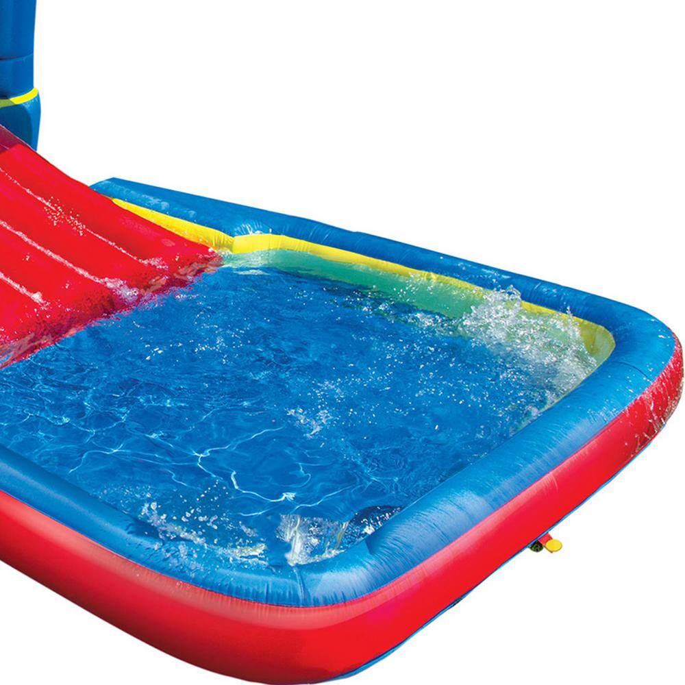 Multicolor Heavy Duty Inflatable Water Park with Slide and Bounce House