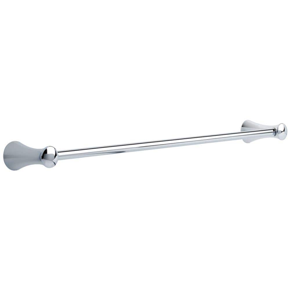 Somerset 24 in. Wall Mount Towel Bar Bath Hardware Accessory in Polished Ch