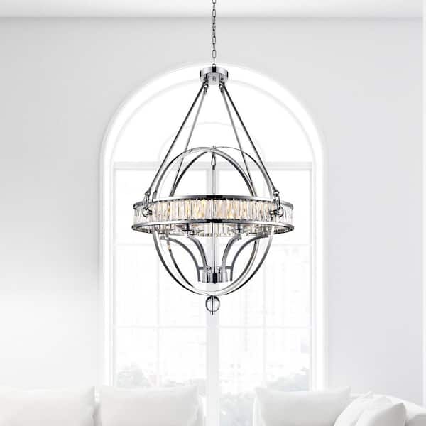 Arkansas 6 Light Chandelier With Chrome Finish