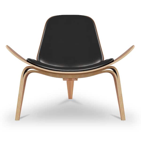 HomeRoots Black Arm Chair Set of 1