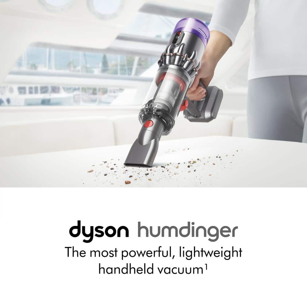 Dyson Humdinger Silver Handheld Cordless Vacuum for Pets and Cars