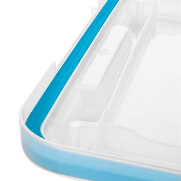 Rebrilliant Weathertight Storage Plastic Box Set in Clear, Size