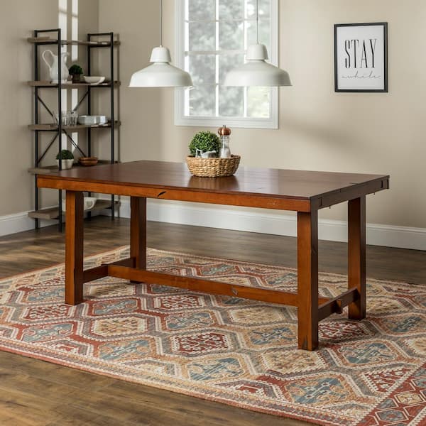 Huntsman Dark Oak Extendable Dining Table