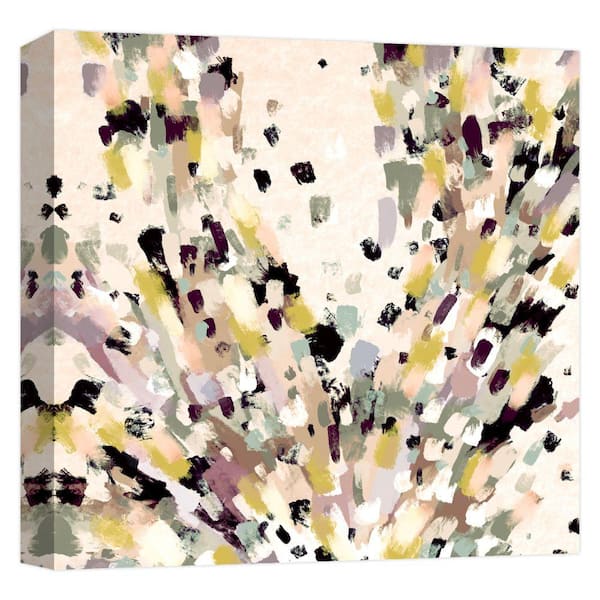 PTM Images ''Earth abstract splash'' Canvas Abstract Wall Art 15 in. x 15 in.