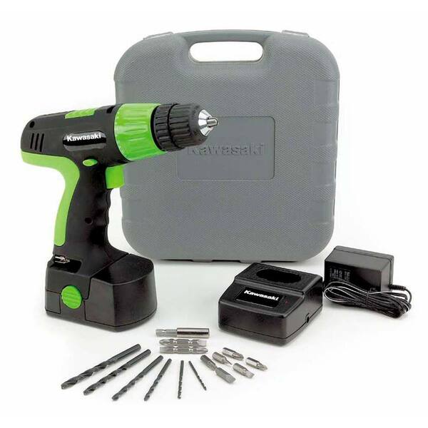 Kawasaki 18-Volt Cordless Drill Kit