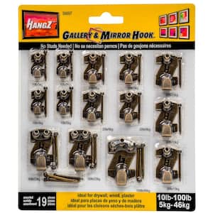 10-100 lb. Gallery Picture Hooks Value Pack