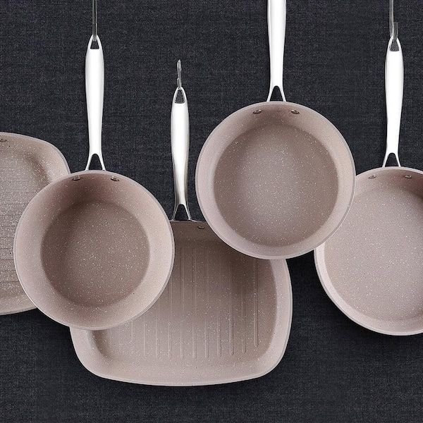 Tan 9.5 Fry Pan & Sauce Pan Set